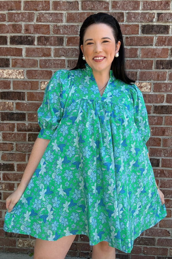 Shades of Green Dress - Shop Ravel