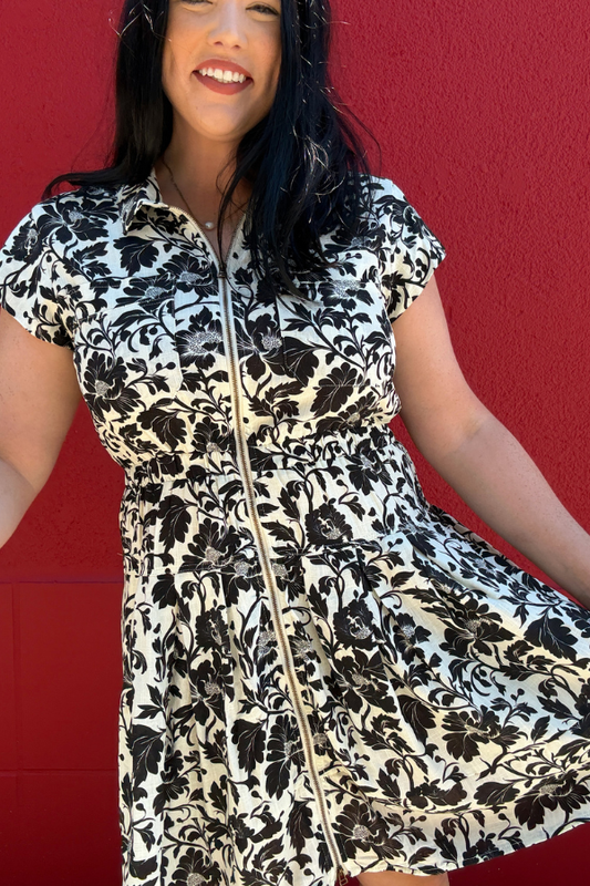 Zipper Front Dress - Shop Ravel