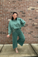 Keep It Comfy Sweatpants- Dark Green
