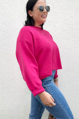 Crisp Morning Sweater- Pink