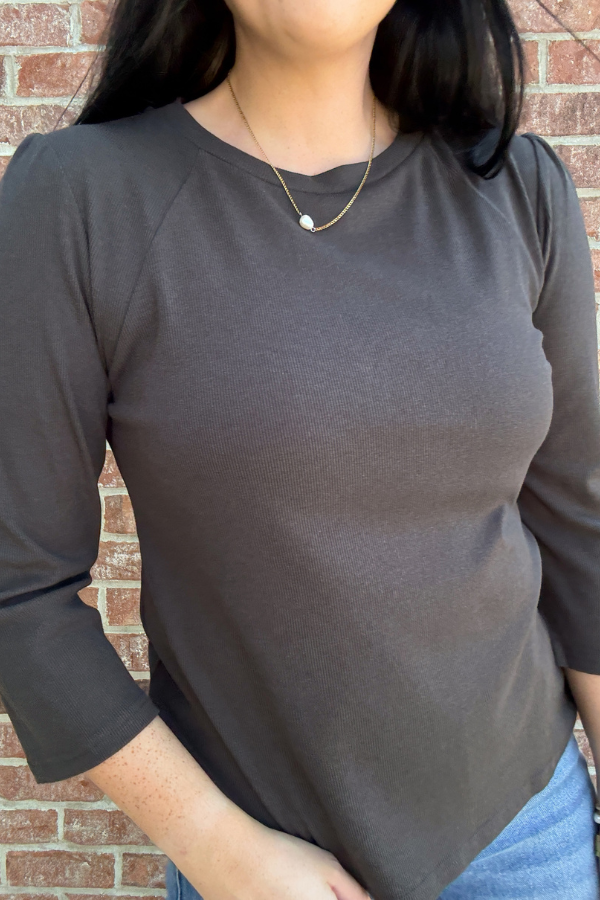 Puff Sleeve Knit Top - Shop Ravel
