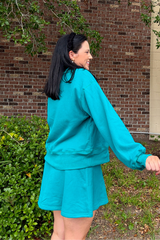 Teal Moment Set - Skort