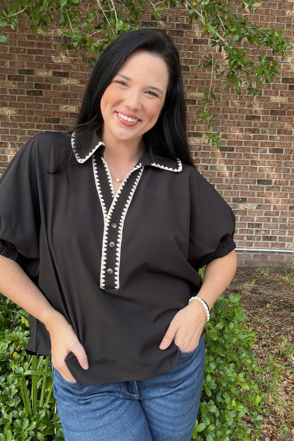 Striking Detail Top