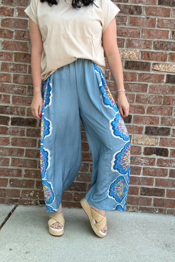 Dusty Blue Pants - Shop Ravel
