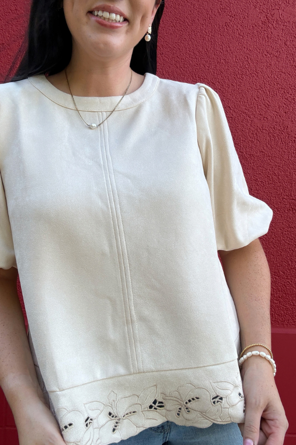 Suede Moment Top - Shop Ravel