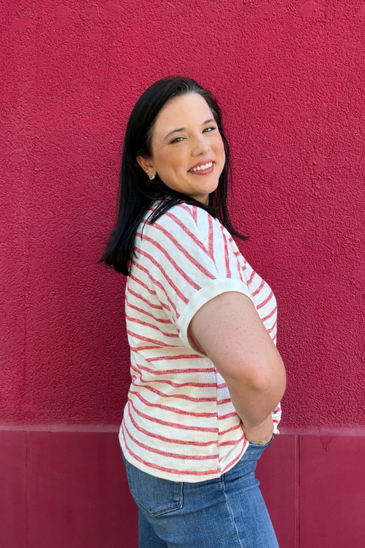 Airy Striped Top - Shop Ravel