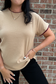 Contrast Ringer Short Sleeve Top