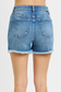 Risen Women's High Rise Distressed Shorts