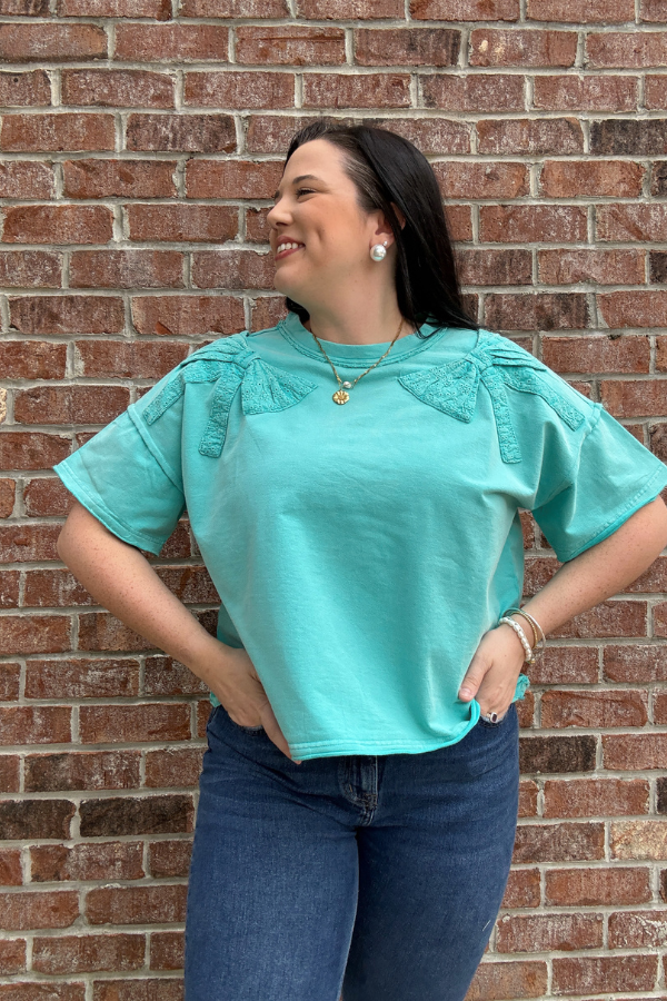 Shoulder Bows Top - Shop Ravel