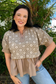 Contrast Ruffle Top