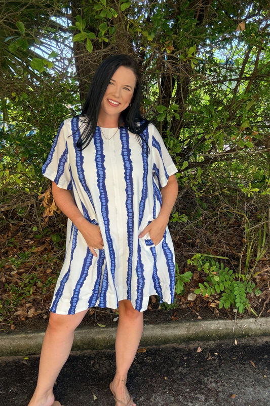 Twice the Stripe Dress