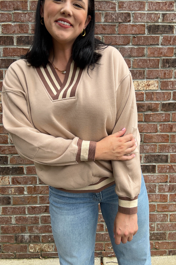 Striped Pullover Top