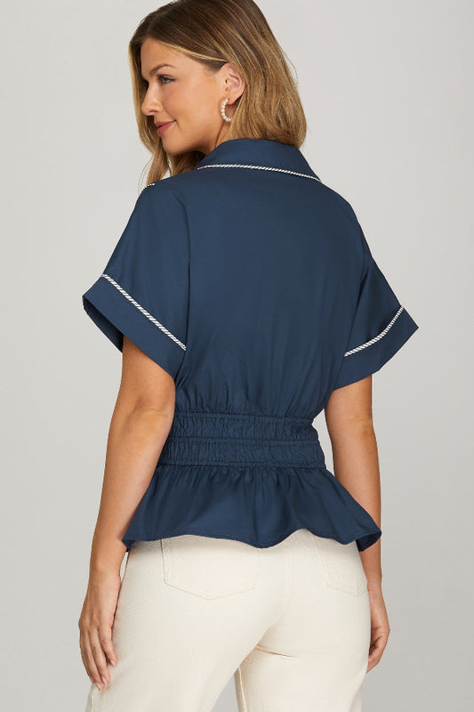 Pipe Down Top - Shop Ravel