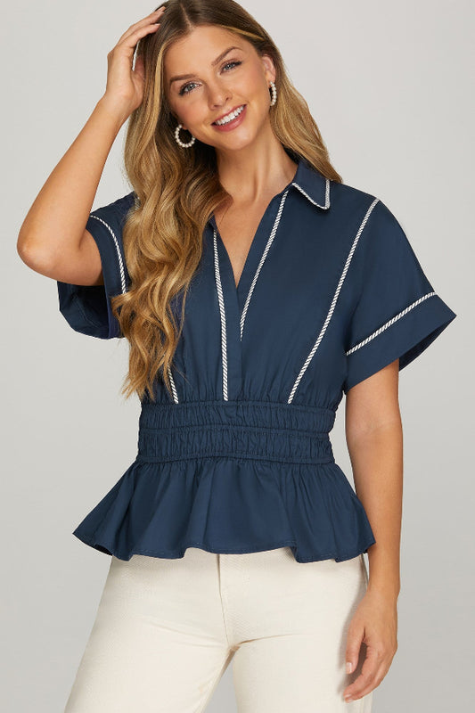 Pipe Down Top - Shop Ravel