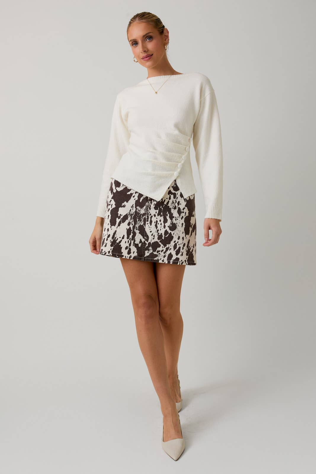 Button Detail Sweater