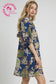 Abstract Blue Dress