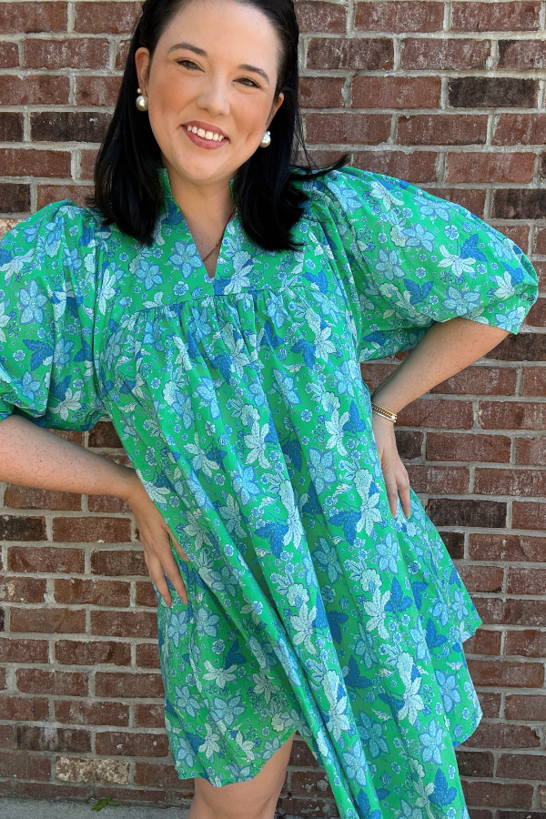 Shades of Green Dress - Shop Ravel