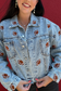 Football Denim Jacket