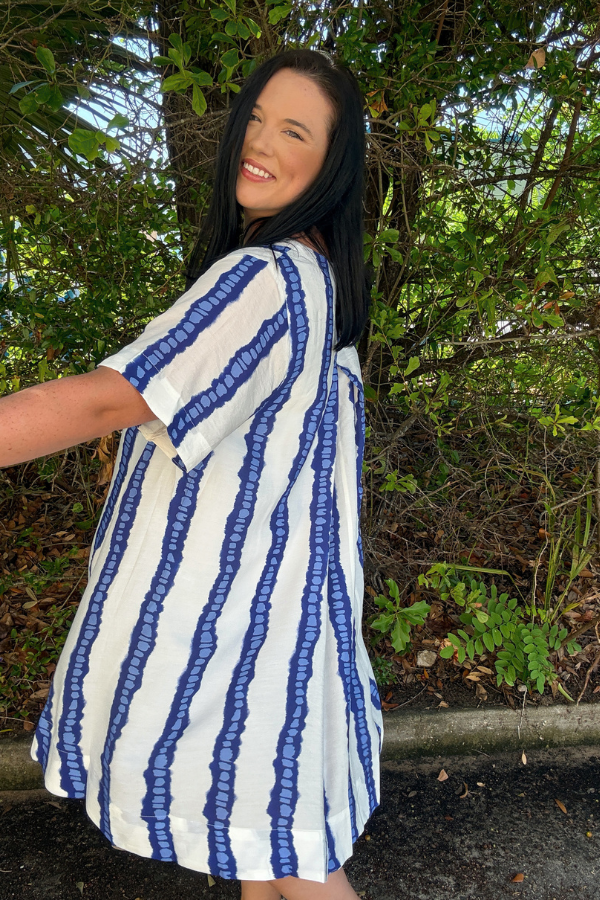 Twice the Stripe Dress