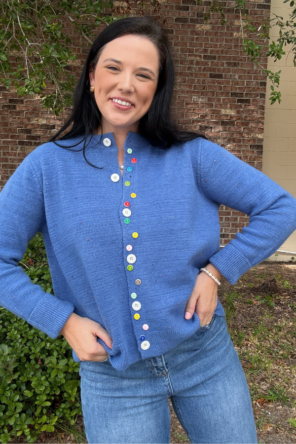 Confetti Button Cardigan