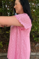 Eyelet Sleeves Dress