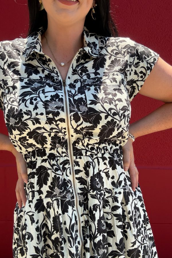 Zipper Front Dress - Shop Ravel