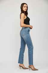 Mica Medium Wash Straight Leg Jean