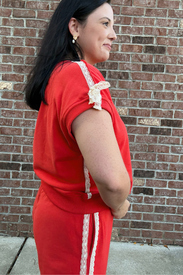 Tomato Red Set - Bottoms