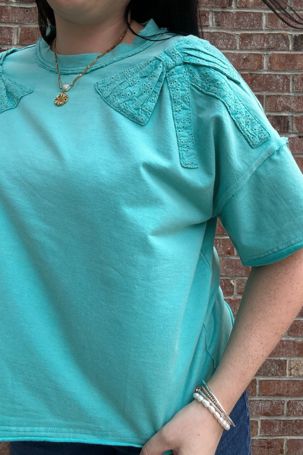 Shoulder Bows Top - Shop Ravel