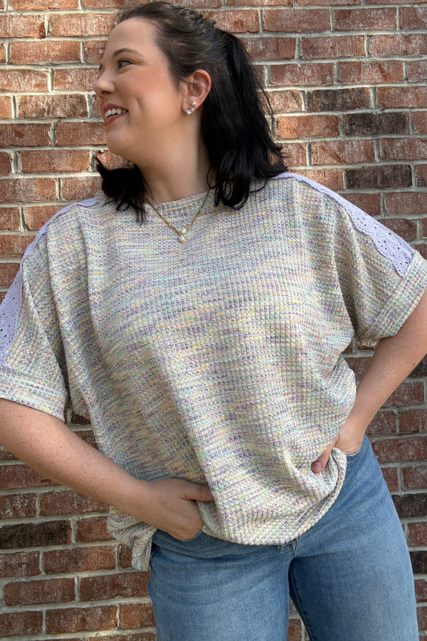 Lace Panel Top - Shop Ravel