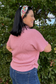 Mock Up Sweater- Rose