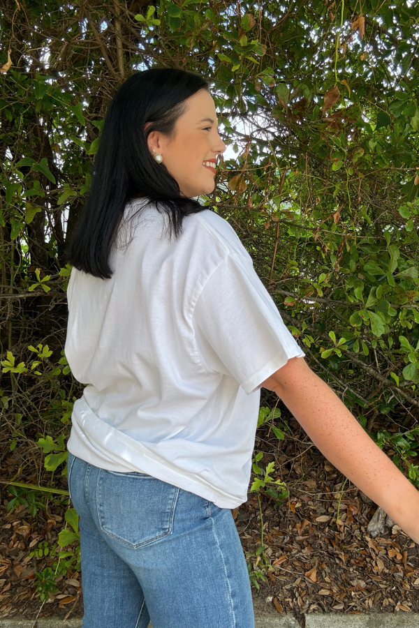Coquette Coastal Sea Shell Graphic Tee