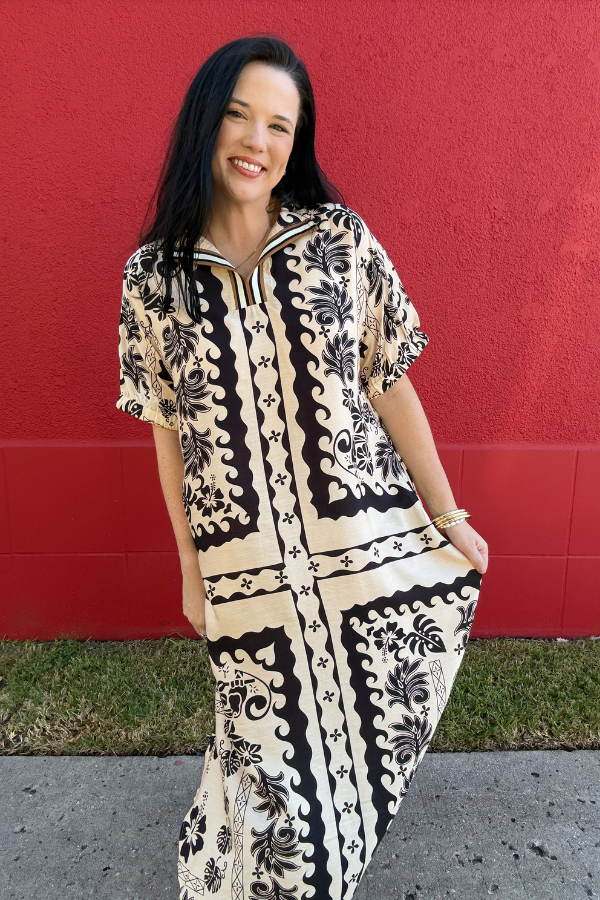 Side Slit Midi Dress