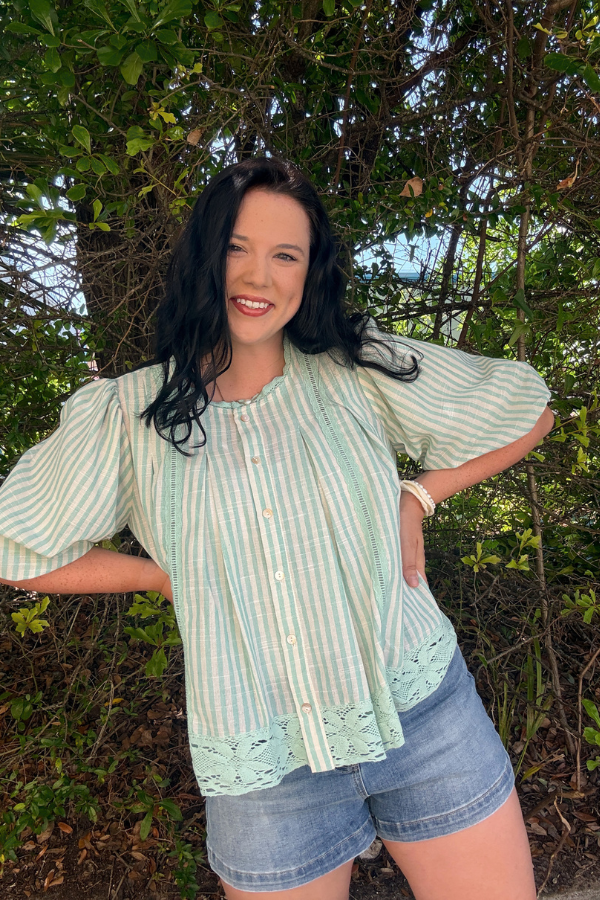 Sage Green Top - Shop Ravel