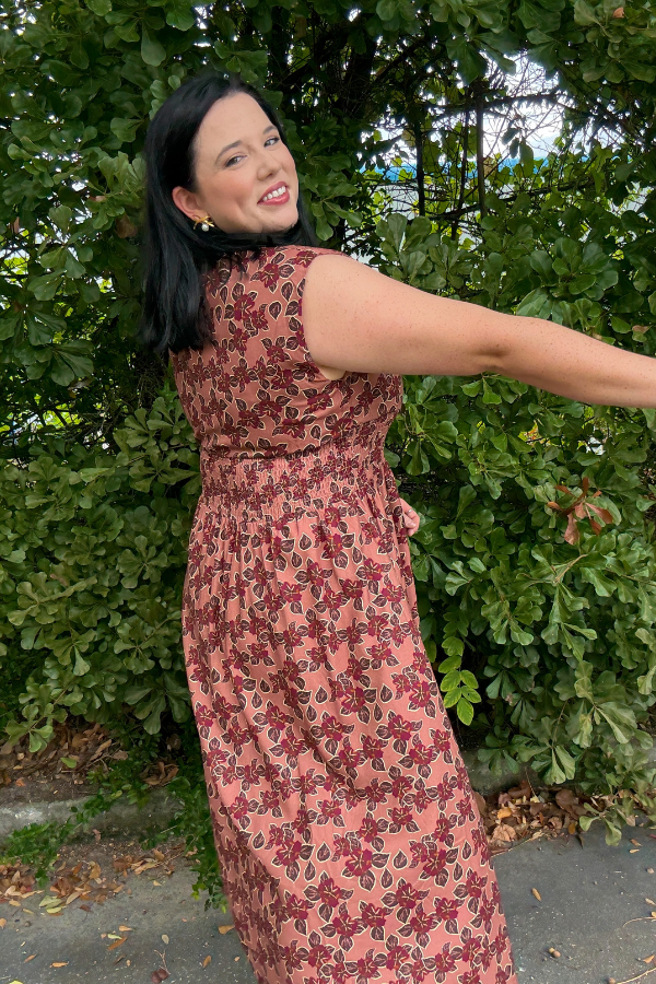 Drop Off Midi Dress