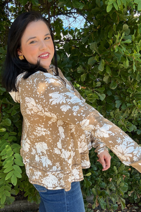 Thermal Floral Top