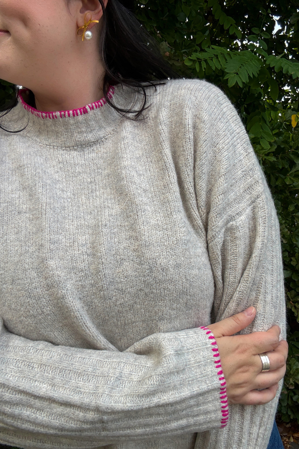 Mock Neck Sweater