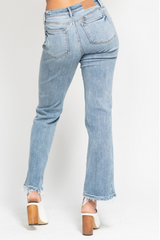 Judy Blue Mid Rise Dad Jean