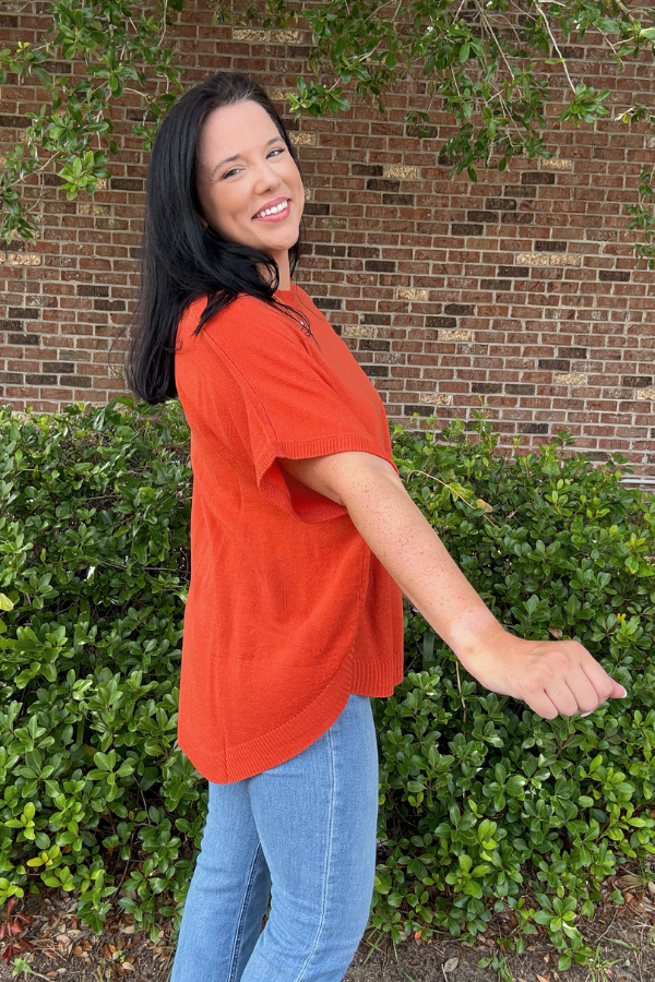 Solid Knit Top