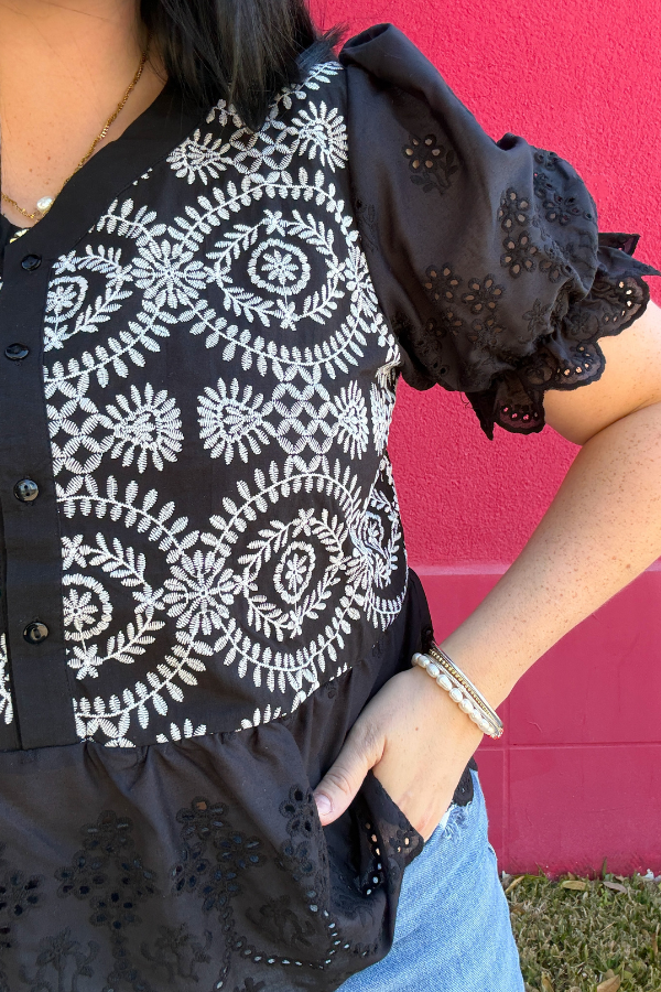 Eyelet Top - Shop Ravel