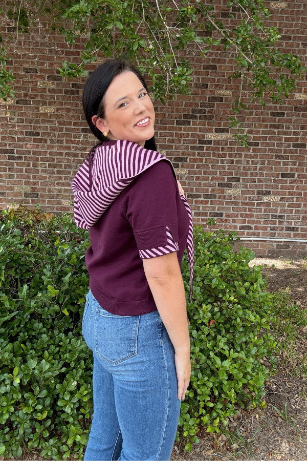 Plum Forgot Knit Top