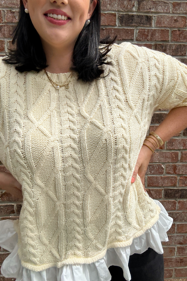 Ruffle Detail Top