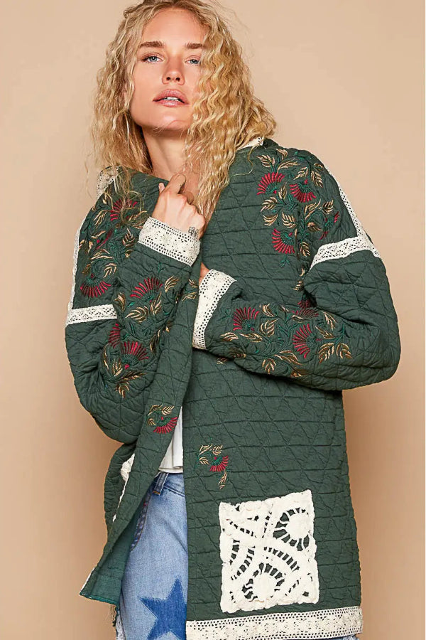 Vintage Feel Quilted Jacket