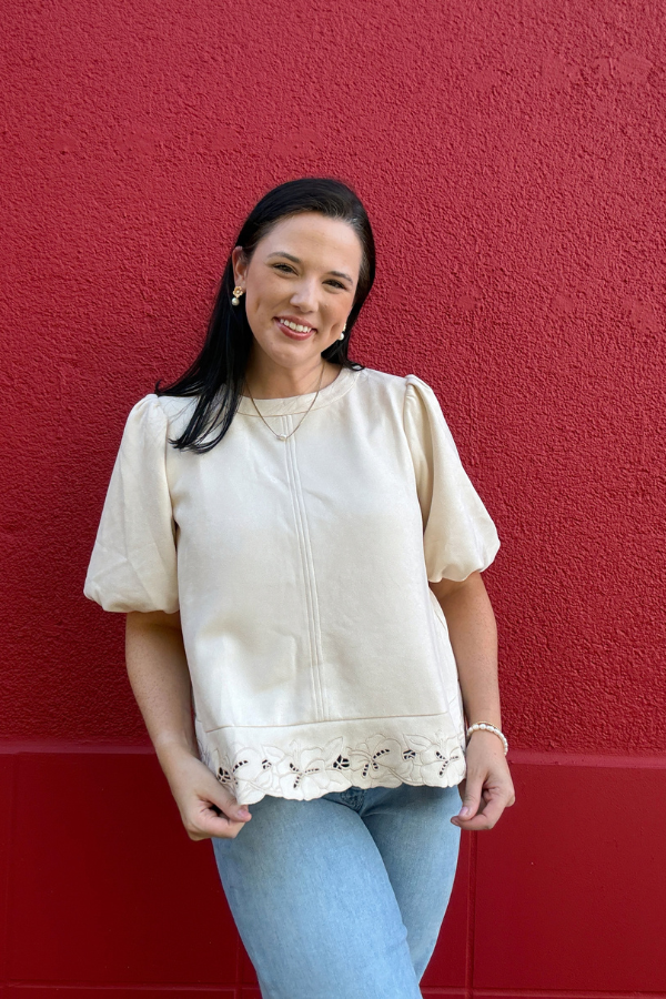 Suede Moment Top - Shop Ravel