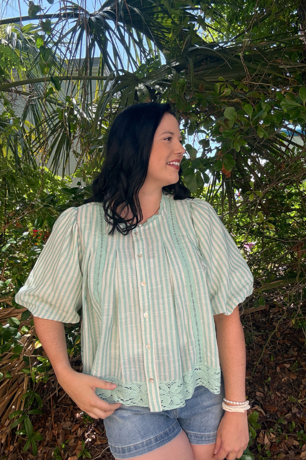 Sage Green Top - Shop Ravel