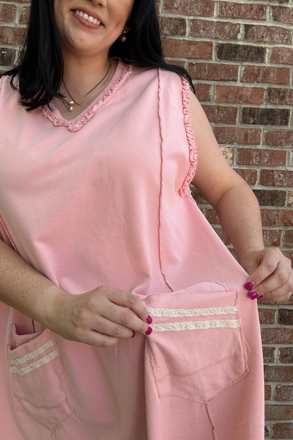 Threaded Detail Dress - Shop Ravel