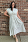 Eyelet Printed Midi Dress - Shop Ravel