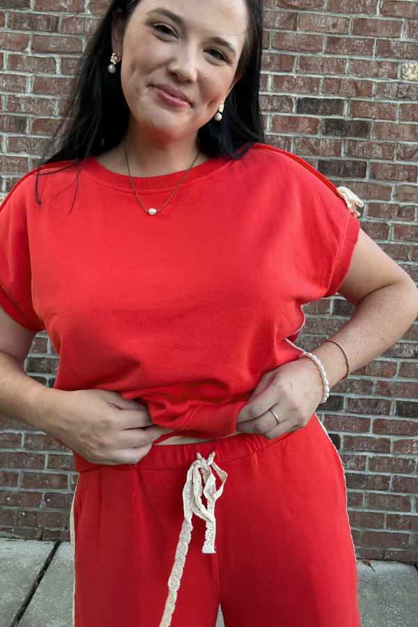Tomato Red Set - Bottoms