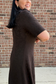 Leaf Jacquard Knit Dress