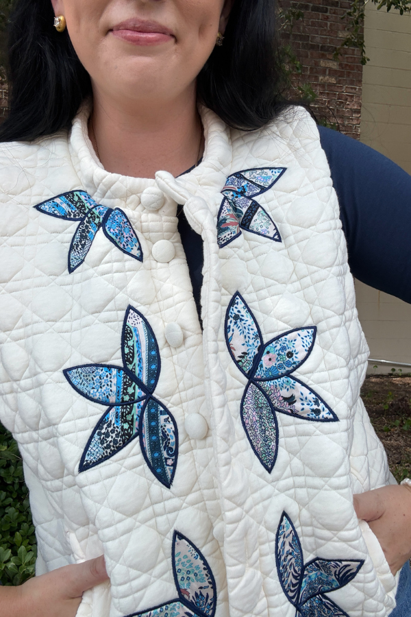 Flower Stitch Vest